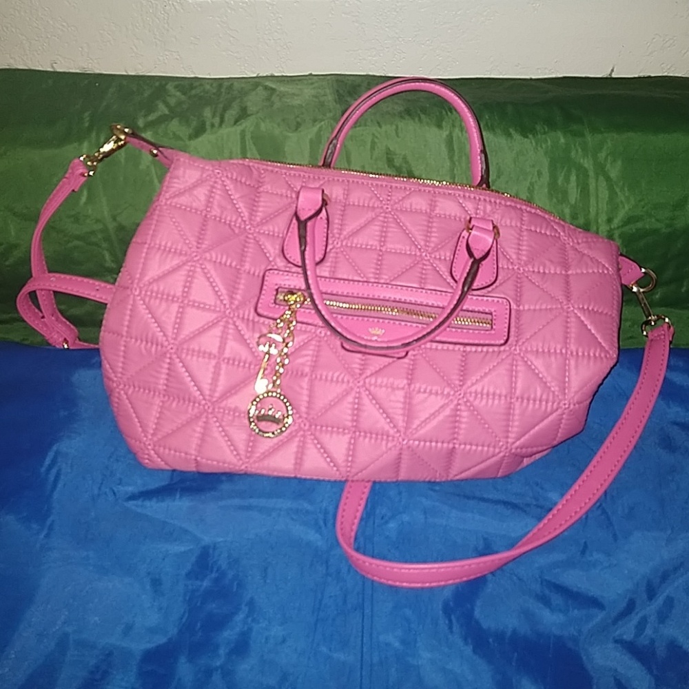 Juicy couture Quilted "Crown Jewel" satchel bag